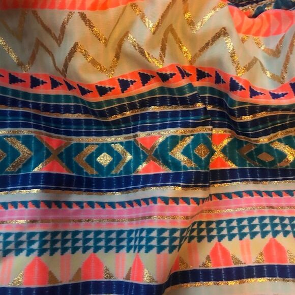 Multicolored shiny Heart and Harmony one piece swimsuit - Picture 3 of 6